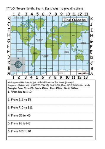 Coordinates worksheets - differentiated