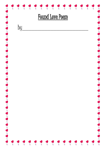 Year 7: Poetry SoW - Lesson 10