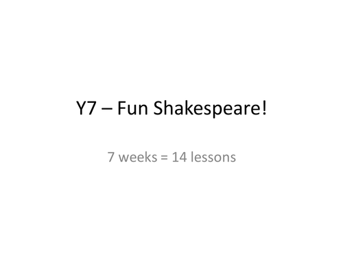 Introduction to Shakespeare