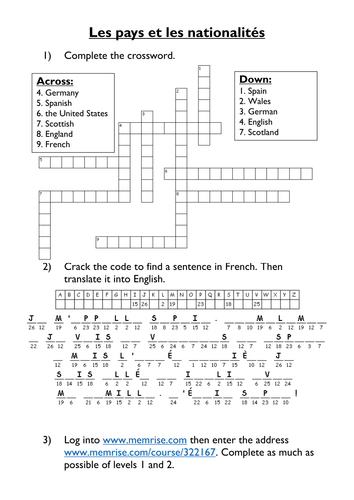 Year 8 - Les vacances