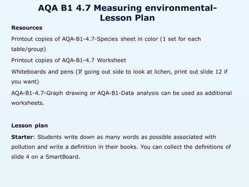 AQA-B1-4- Adaptation for survival - Part 2