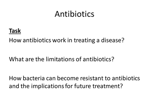 Antibiotics and vaccinations pass criteria | Teaching Resources