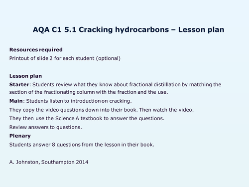 AQA C1-5-Products from oils