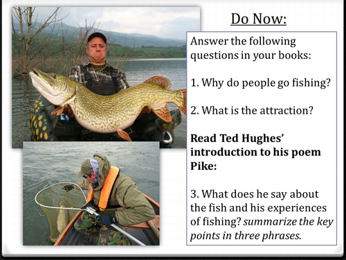 Year 8 Poetry (Nature and Place) SoW - Lesson 7