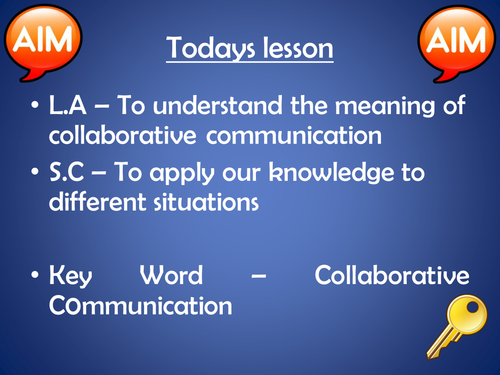 Collaborative Communication R001