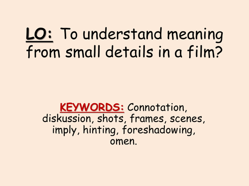Film Literacy - VIRUS