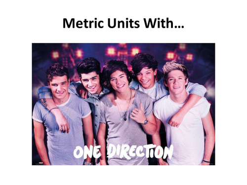 Metric Units With One Direction
