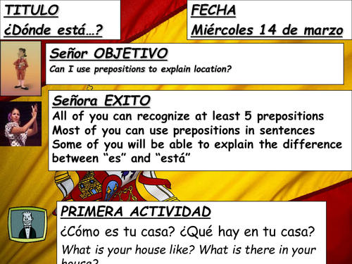 To accompany Mira 1 Exp pg 69 prepositions