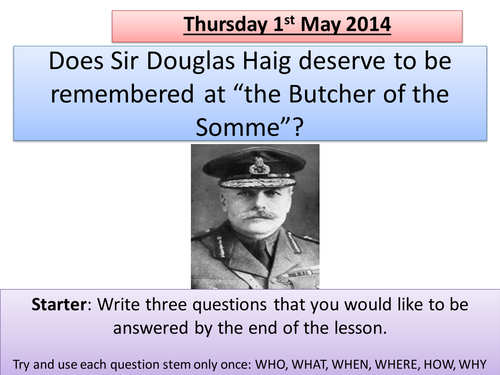 Interpretations of Douglas Haig