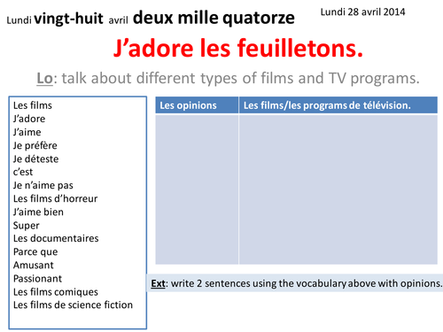 J'adore les feuilletons