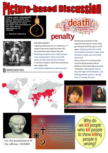 For and against capital punishment.