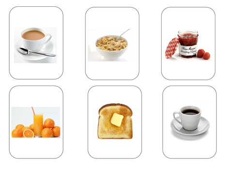 Le Petit Déjeuner - matching pairs game