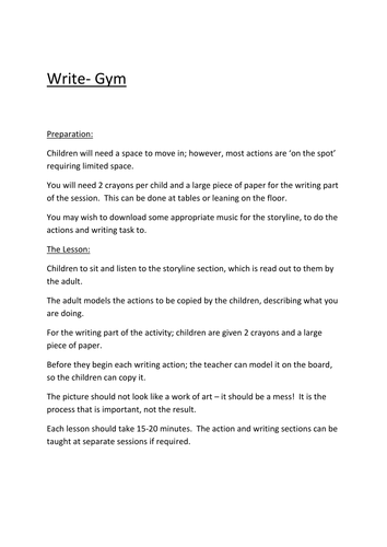 Write Gym -Pirate Theme