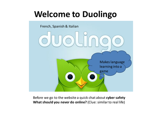 Tutorial for kids on using Duolingo