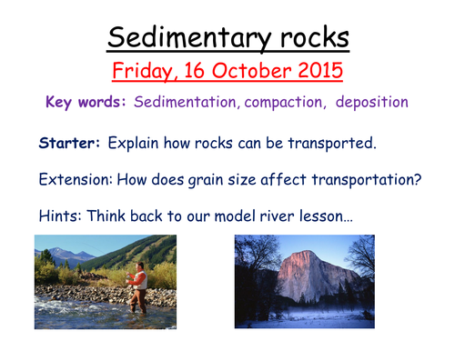 Sedimentary rocks