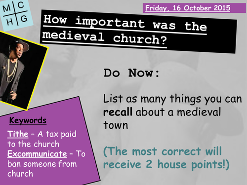 L4 - How important... Church Medieval Britain