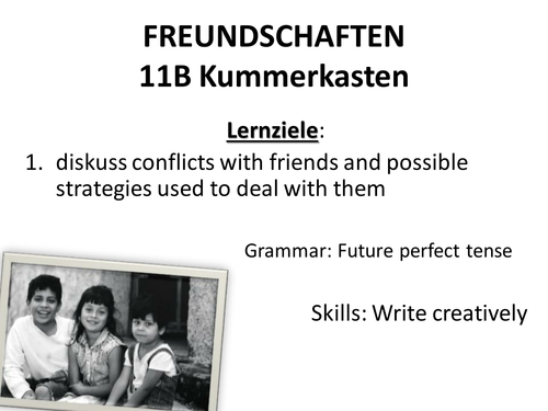 11B Kummerkasten AQA AS German