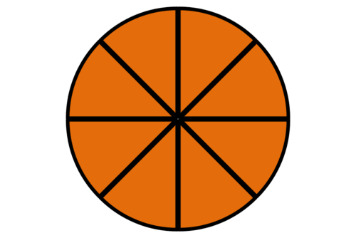 Images of fractions of a circle