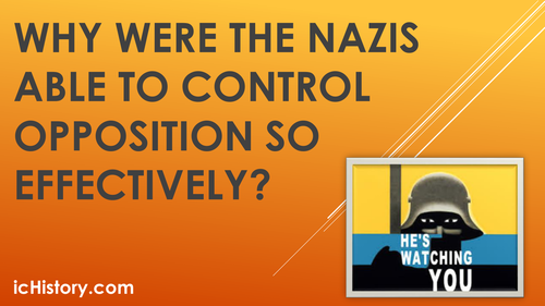 How did the Nazis deal with opponents?