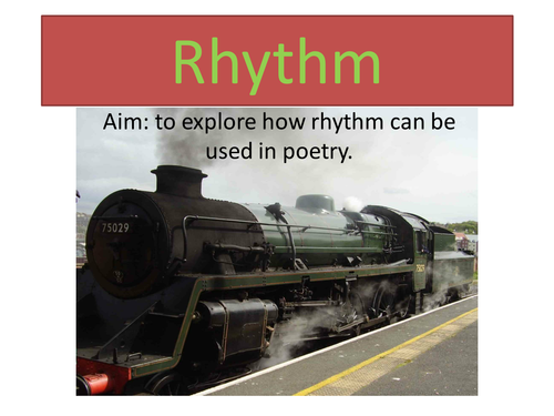 Rhythm in Poetry