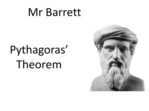 Pythagoras' Theorem Lesson