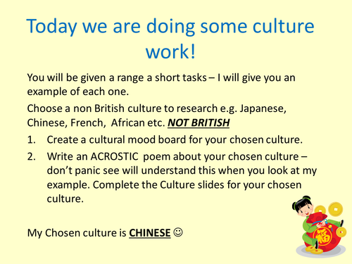 ICT 'culture' poetry from other cultures