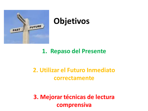 Juego bien al fútbol - Futuro inmediato