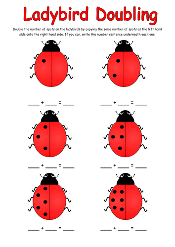 Doubling activity with Ladybirds