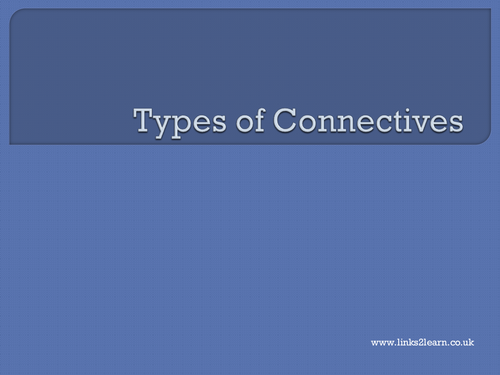 Lists of 8 types of connective