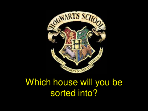 Harry Potter House Quiz For Kids Quiz