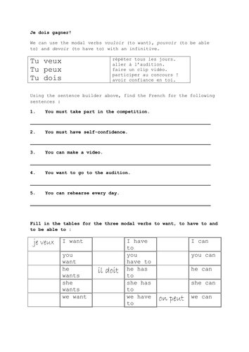 et le gagnant est... Studio 2 module 5