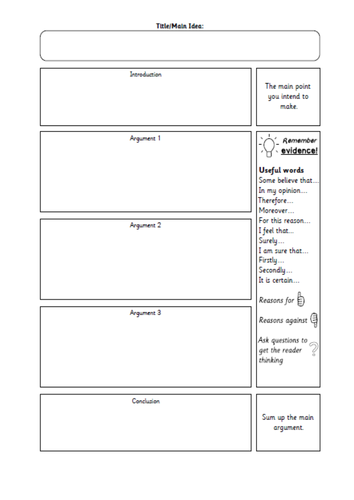 Persuasive Speech/Writing