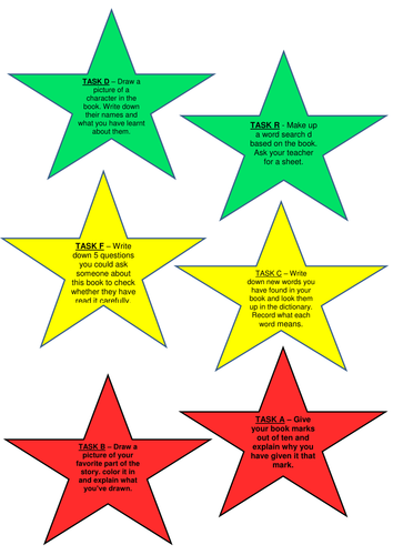 Guided Reading Follow up questions on stars | Teaching Resources