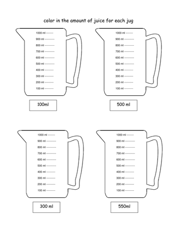 Reading scales - capacity | Teaching Resources