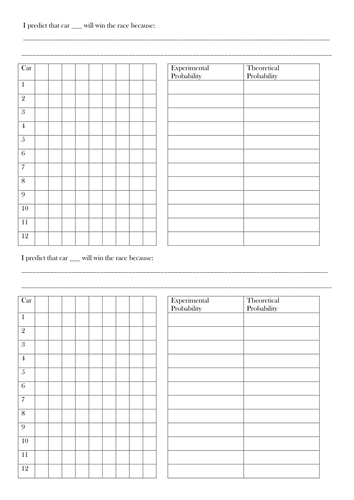 Experimental Probability | Teaching Resources