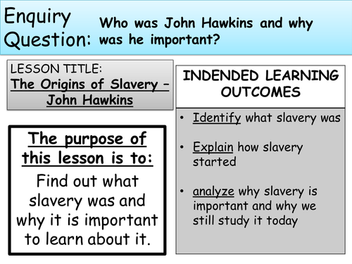 The Slave Trade - John Hawkins