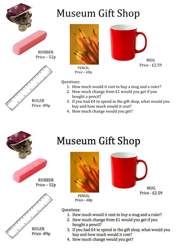 Addition and subtraction organizing a trip lesson