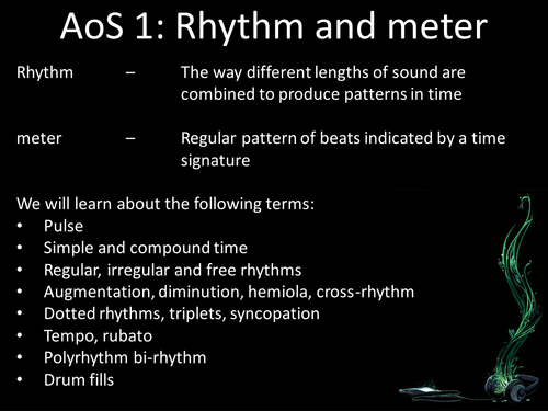 AQA Music Area of Studies 1 & 2