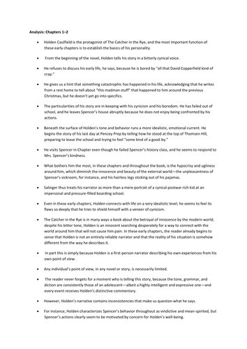 The Catcher in the Rye