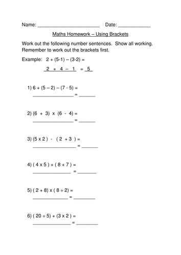 using brackets - beginners