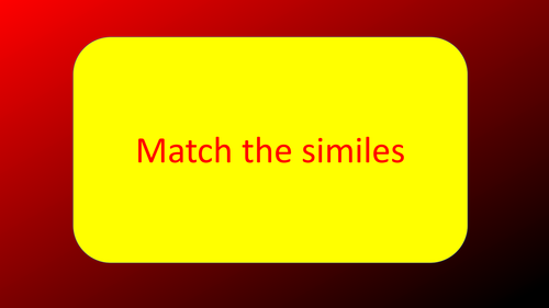 More Simile Match