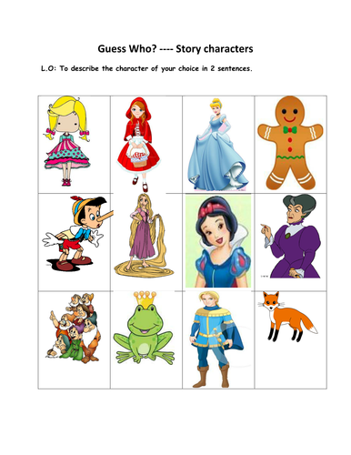 Story characters | Teaching Resources