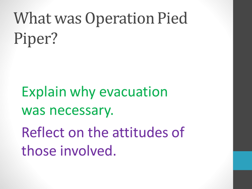 Why did the evacuation occur?