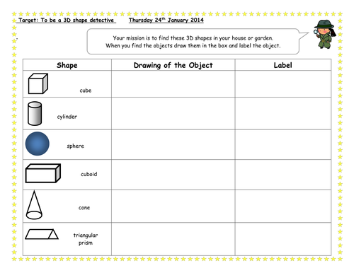 3D shape detectives