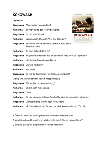 Scene from the film KOKOWÄÄH