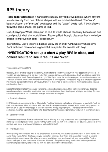 The Simpsons - Part 12 =Rock, paper, scissors