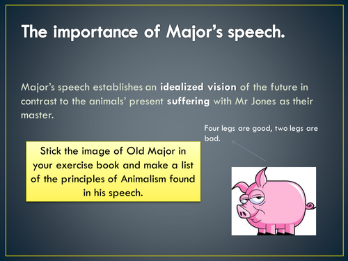 Year 11 Animal Farm - Lesson 5