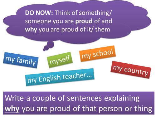 Year 10 Wilfred Owen CA Scheme of Work - Lesson 5