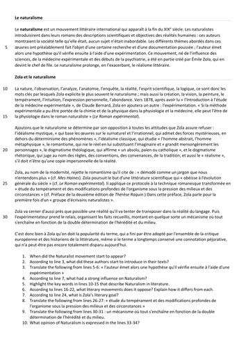 Background to Naturalism