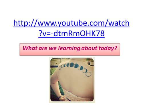 Phases of the moon lesson with worksheets!